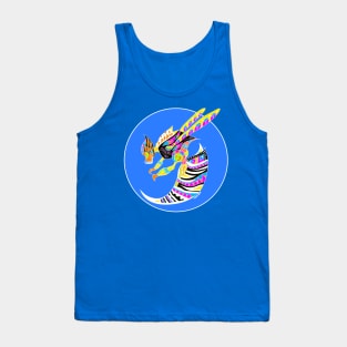 blue label honey bee ecopop Tank Top